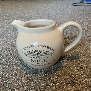 Country Stoneware Country Milk Jug